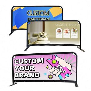 Customized Large Format Art Show Fence Advertising Boards New Design Printing Custom Barrier Banner - Product Image 1