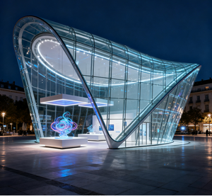 Bâtiments commerciaux modernes en acier préfabriqué, salles d'exposition, restaurants, bureaux, librairies, cafés - Product Image 3