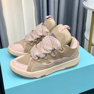 High-end Designer's Retro Sporty Lace-up Mesh Walking <b>Shoes</b> for Both Men and Women Luxury Casual Style - Product Image 1