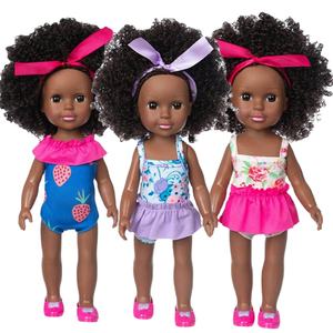 Muñecas de Vinilo de Alta Calidad al por Mayor para Niños, Muñeca Negra Africana Personalizada con Muñeca Americana de Goma - Product Image 1