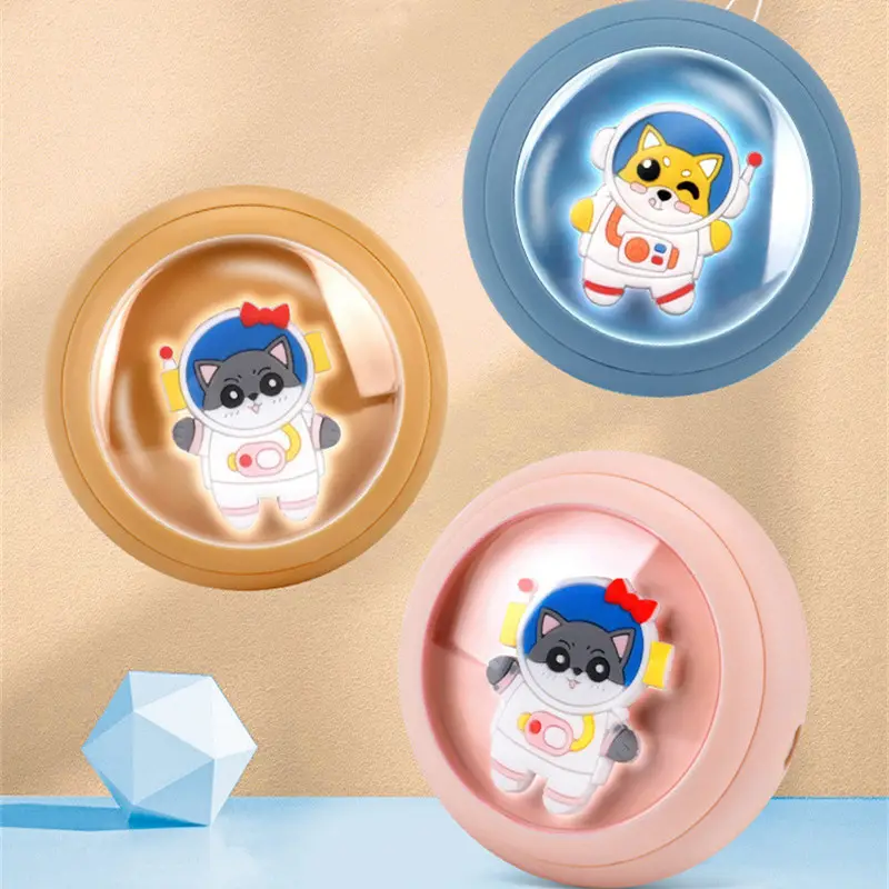 New Hand Warmer Mini Portable Warm Hand Treasure LED mirror USB Rechargeable Astronaut Cute Handy Heating Gift for Winter