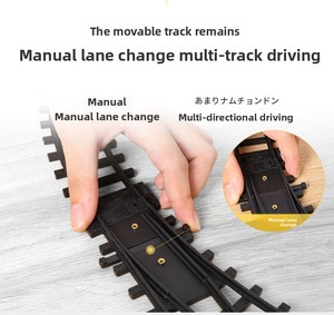 Tren de juguete pista de alta velocidad ferrocarril estacionamiento modelo niños niño tren de vapor eléctrico <span class=keywords><strong>regalo</strong></span> de Navidad - Product Image 3