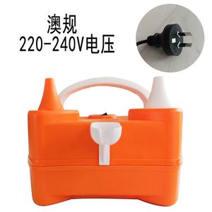 Macchina per pompa a palloncino elettrica in plastica arancione portatile a doppio ugello 110V 600W aeratore per feste gonfiatore a palloncino decorazioni - Product Image 5