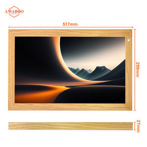 Marco Digital de Fotos y Vídeo NFT de 21.5 Pulgadas Full HD de Madera, con WiFi Inteligente para Exposiciones de <span class=keywords><strong>Arte</strong></span> en Video - Product Image 6