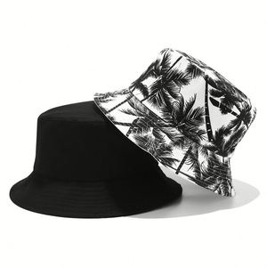 Bestseller 100% Cotton Canvas Striped Fisherman Bucket <b>Hat</b> <b>Men</b> Women Summer Trendy Double-sided <b>Sun</b> Protection - Product Image 5