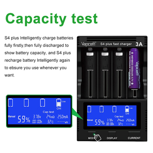 Vapcell S4 PLUS V3.0 4 Slots Super Fast Charger 3A Fast Charging pour Per Slot Pk <span class=keywords><strong>Opus</strong></span> <span class=keywords><strong>Bt</strong></span>-<span class=keywords><strong>c3100</strong></span> Charger - Product Image 5