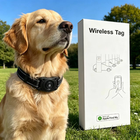 Collier GPS pour chien et chat, certifié Apple Find My, anti-perte, étanche IP68, réfléchissant, tailles S, M, L, noir, bleu, rouge