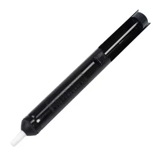 handskit 136 BLACK whole aluminum Metal Desoldering Pump Suction Tin Soldering Sucker Pen Desolder Electric Soldering Iron T