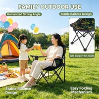 Chaise de camping pliante légère et moderne pour l'extérieur, avec design pliable multifonctionnel pour le camping, la randonnée, la pêche et les repas