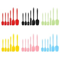 Ensemble de spatule en Silicone antiadhésive, ustensiles de cuisine résistants à la chaleur, lavables au lave-vaisselle, pour la cuisson et le mélange