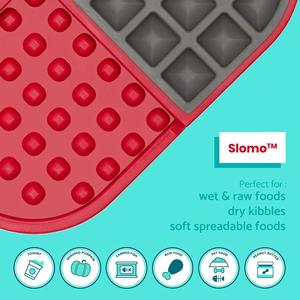 <span class=keywords><strong>LickiMat</strong></span> Slomo Dog Slow Feeders Lick Mat Reductor de ansiedad de aburrimiento perfecto para comida trata yogur o mantequilla de maní Alternativa - Product Image 5