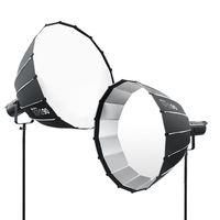 Triopo Kp2 Boîte à Lumière Professionnelle 90CM Bowens, Softbox Parabolique à Bouche Profonde pour Flash Studio à Monture Bowens