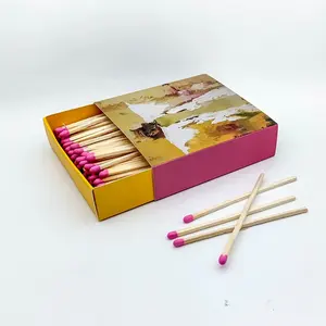 Customized Colourful Triangular Cardboard Display Rack Packed Matches