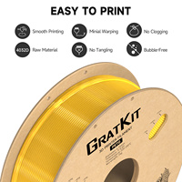 Sertifikat ROHS 3D PETG filamen kualitas tinggi 1.75mm 1kg PLA /ABS/PETG/sutra PLA/PA/PC/nilon/PA-CF filamen Printer 3D