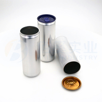 Boîtes en aluminium de 200 ml, 250 ml, 330 ml, 500 ml avec étiquetage par film rétractable