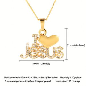 Collar con Colgante de Corazón Sagrado de Jesús en Aleación de Cobre con Diamantes de 18K, Joyería Religiosa - Product Image 3