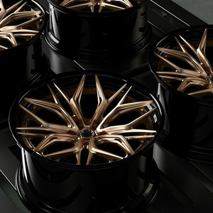 Jantes forgées <span class=keywords><strong>HW</strong></span> 2 pièces 5x112 5x120 5x114.3 5x100, jantes de voiture personnalisées, jantes profondes 18 19 20 21 22 pouces pour BWM Benz Audi - Product Image 5