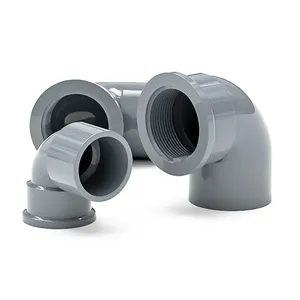 Raccord de tuyau d'eau en <span class=keywords><strong>Pvc</strong></span>, dent intérieure simple, <span class=keywords><strong>coude</strong></span> à 90 degrés, fil intérieur à Angle droit, raccords de tuyau d'eau, adaptateur de filetage - Product Image 1