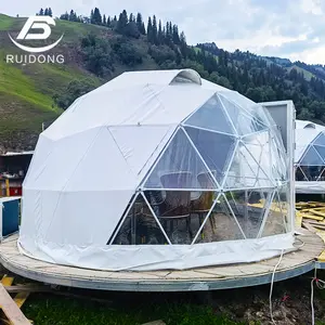 2023 nuevo impermeable a prueba de lluvia cúpula geodésica Hogar Casa tienda al aire libre para fiestas y eventos Camping lujo