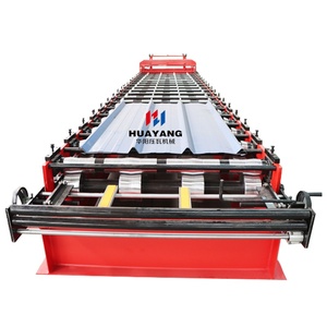 Machine à panneaux métalliques pour toitures et murs en <span class=keywords><strong>France</strong></span>, machine à fabriquer des tôles de toiture IBR, machine de profilage de tôles trapézoïdales pour la toiture - Product Image 6