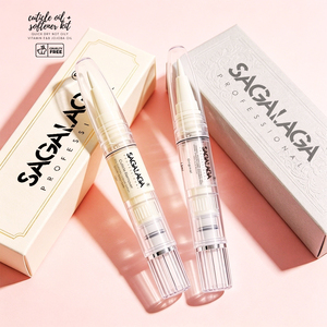 SAGALAGA Stylo transparent 1 ml avec <span class=keywords><strong>sérum</strong></span> hydratant et dissolvant de cuticules, kit de manucure, huile à cuticules biologique au parfum intense - Product Image 6