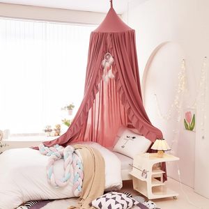 Zanzariera Premium in Tessuto Morbido e Delicato sulla Pelle, Rossa, per Decorazione Camera da Ragazza, Stile Castello da Principessa, per un Sonno da Sogno - Product Image 6