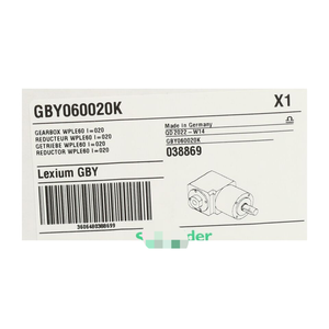 Boîte de vitesses électrique GBY060020K Lexium coudée Nouveau NFP - Product Image 2