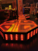 Carré octogonal personnalisé led scène de pole dance dj