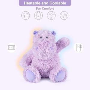 Nouveau style 2025 – Peluche lestée chauffante pour soulager l'anxiété et apaiser bébé avant le sommeil – Vente en gros sur mesure - Product Image 2