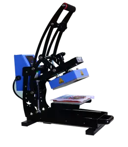 Mesin Press panas sublimasi pewarna Manual magnetik stasiun tunggal Label 15 disediakan Printer Flatbed pneumatik 1 Set 3 tahun PY