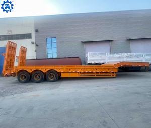 Promotion : Semi-<span class=keywords><strong>remorque</strong></span> surbaissée 3/4 essieux 80 tonnes pour le transport d'excavatrices - Product Image 2