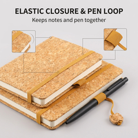 Carnet A5 en cuir PU avec logo personnalisé, couverture rigide, 100 feuilles, fermeture élastique, boucle pour stylo et papier ligné pour cadeaux d'entreprise