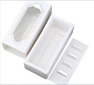 Caja de Embalaje para Macarons Personalizada al por Mayor con Ventana para Pastelería, Tienda de Galletas y Pasteles, MOQ de 100 Piezas - Product Image 4