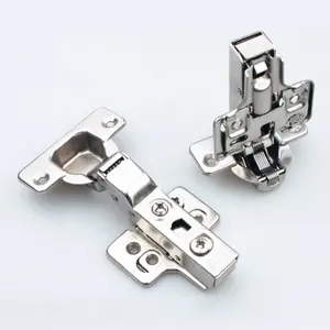 Iron 3D Adjustable Concealed Soft Close Hinges Clip On Cabinet Furniture Hinge Hydraulic