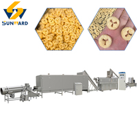 Ligne de production entièrement automatique de snacks soufflés, extrudeuse de snacks en boules soufflées, ligne d'extrusion de snacks soufflés au maïs