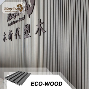 Mexytech กลางแจ้ง <span class=keywords><strong>WPC</strong></span> ผนัง/ไม้พลาสติกคอมโพสิตผนังแผง/ผนังภายนอกครอบคลุม - Product Image 4
