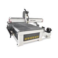Routeur CNC à axe rotatif MVIP CNC 1325 pour le bois, machine de gravure et de découpe 2D plate et 3D cylindrique