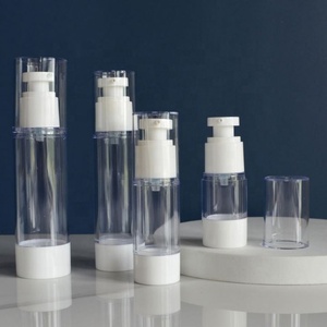 Empty 5ml 10ml 15ml 30ml 50ml 100ml 150ml Plastic Airless <b>Pump</b> <b>Bottles</b> for Cream and Lotion Cosmetics - Product Image 2
