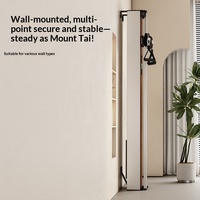 Nouveau Rack de Musculation Intelligent et Personnalisable pour Entraînement à Domicile, Fixation Murale, Multifonctionnel, Horizontal