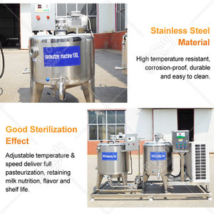Pasteurisateur de petite échelle MY pour produits laitiers, 100 litres, machine de pasteurisation du <span class=keywords><strong>lait</strong></span> et de fabrication de yaourt, <span class=keywords><strong>prix</strong></span> - Product Image 5