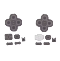 Karet Konduktif Pengontrol 2026PR untuk Nintendo Switch NS Joy-Con Kiri Kanan, Kit Bantalan Tombol Silikon untuk JoyCon