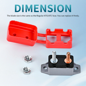 12V DC MCB Topstone E5 10-50A Doppelbatterie-Sicherung Automatischer Reset-Schutzschalter Manueller Überlastschalter B-Kurve - Product Image 2