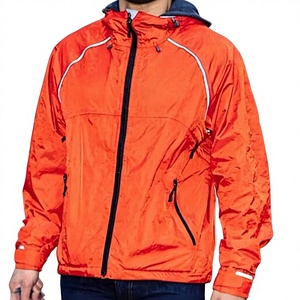Veste de cyclisme unisexe à capuche, imperméable, respirante, coupe-vent, réfléchissante, 2.5L, entièrement thermosoudée, pour VTT et route - Product Image 3