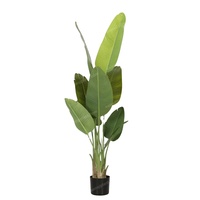 Plante Flottant Real Touch En Pot Décoration Voyageur Banane Bonsaï Plantes Artificielles Arbres Simulation magnolia Arbre du Voyageur