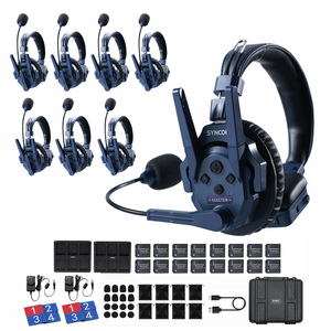 ไมโครโฟนไร้สายอัจฉริยะ SYNCO Xtalk Master <span class=keywords><strong>XM8</strong></span> 2.4GHz ชุดหูฟังสื่อสารสองทาง เชื่อมต่อแบบไม่ต้องใช้มาสเตอร์ ระยะ 500 ม. ความหน่วงต่ำ 45 มิลลิวินาที - Product Image 1
