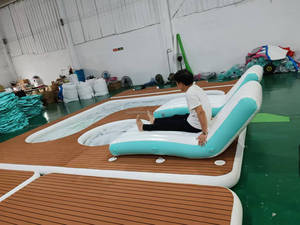 드롭 스티치 풍선 요트 플로팅 수영장 바다 바다 바다 해변 요트 대형 깊은 중국 풍선 수영장 - Product Image 3