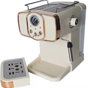 Machine à café expresso électrique semi-automatique de style rétro <span class=keywords><strong>vintage</strong></span>, réservoir d'eau de 1,5 L pour voiture et utilisation en extérieur - Product Image 3