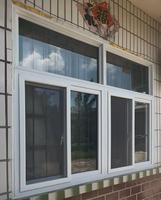 Ventana Corredera de PVC con Rotura de Puente Térmico Anticondensación Moderna para Baño, Pasillo o División, Doble Acristalamiento Hermético EN 14351-1
