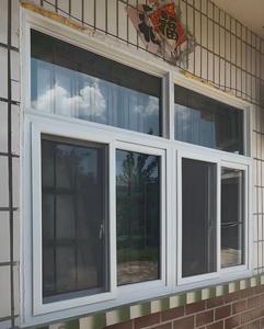 หน้าต่างบานเลื่อน UPVC แบบกันความร้อนรุ่นใหม่ ป้องกันการเกิดหยดน้ำ เหมาะสำหรับภายนอกอาคาร โรงแรม ห้องน้ำ ทางเดิน ผนัง<span class=keywords><strong>กั้น</strong></span>ห้อง ปิดสนิท กันลมเข้า กระจกสองชั้น - Product Image 1
