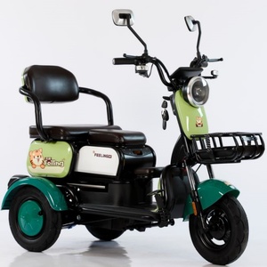 <b>Sale</b> 3-Wheel Electric Tricycle <b>Disability</b> <b>Scooter</b> with Paddles <b>for</b> Adults/Elderly 3-Speed Gears Tube Battery Rear Hub Motor - Product Image 3